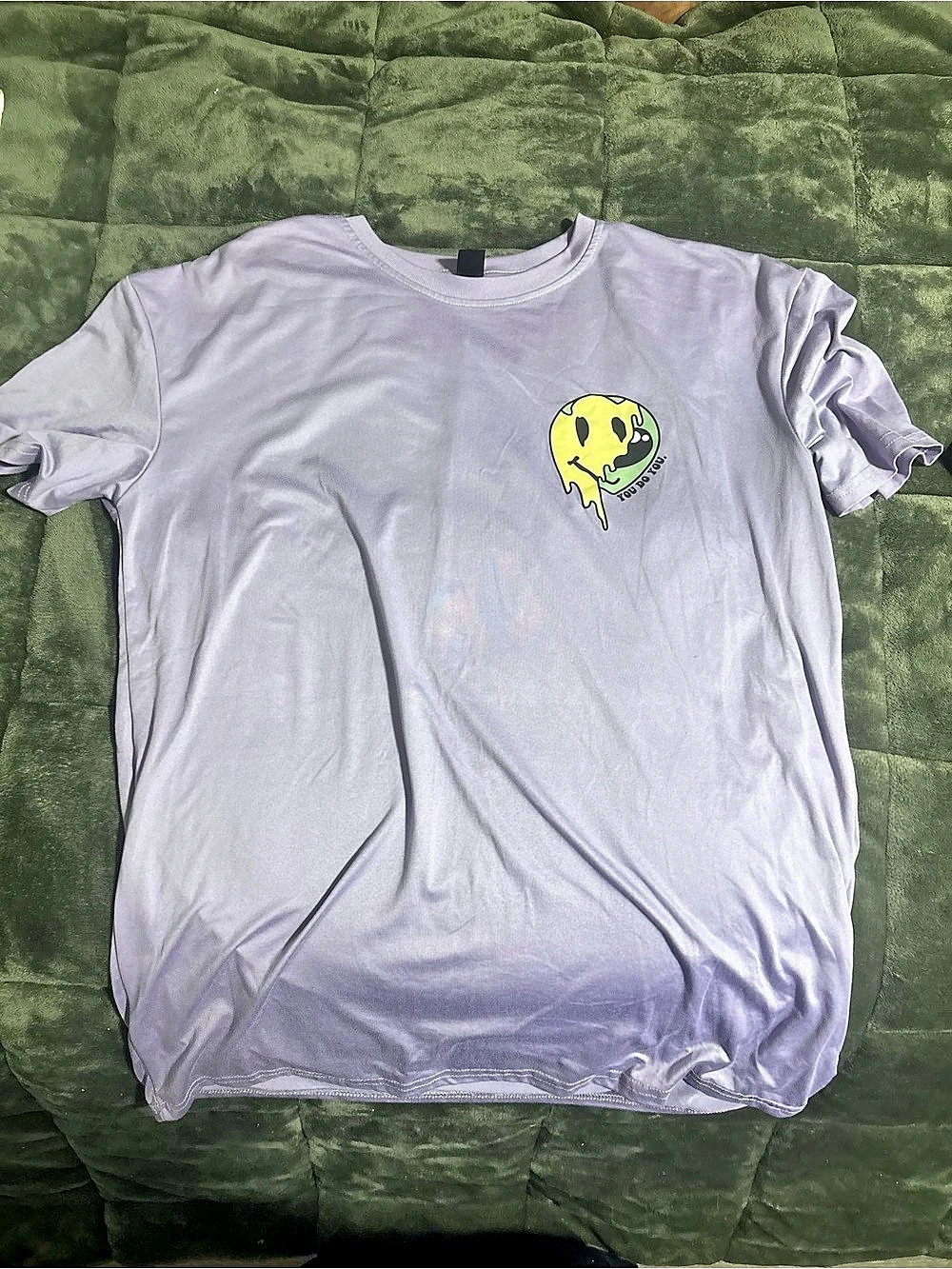 SHEIN Graphic Short Sleeve Tee in Purple Size Medium
